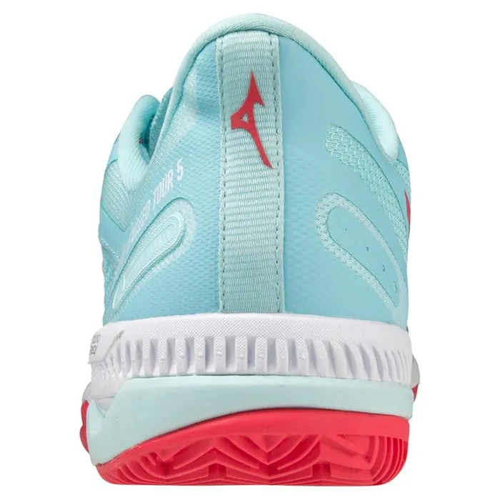 Mizuno Wave Exceed Tour 5 CC Tanager Turquoisefiery Coral 2white Women Tennis Mizuno Wave Exceed Tour 5 CC Tanager Turquoisefiery Coral 2white Women Tennis