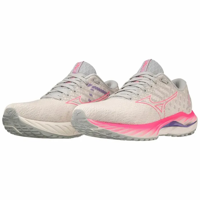 Mizuno WAVE INSPIRE 19 Swhitehvpinkppunch Women Running