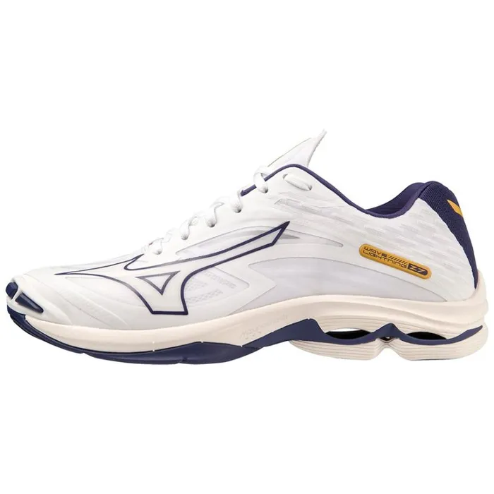 Mizuno WAVE LIGHTNING Z7 Whiteblueribbonmp Gold Women Volleyball