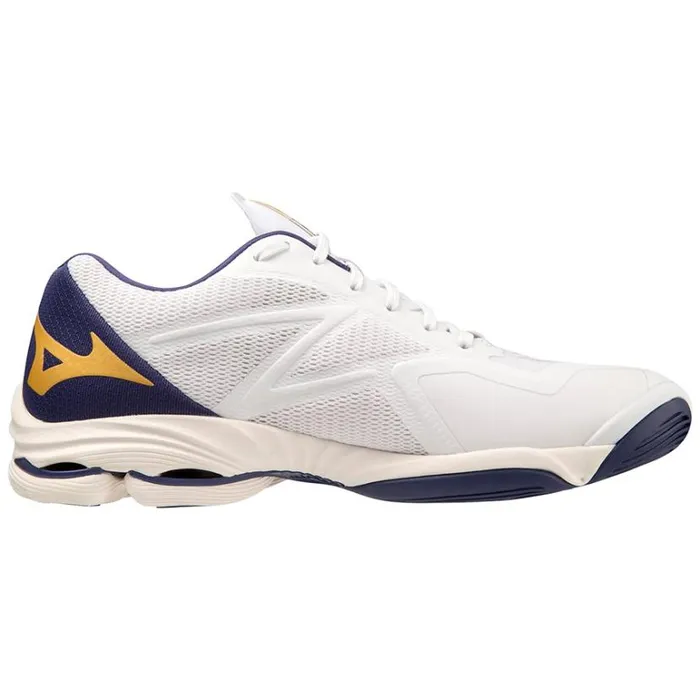 Mizuno WAVE LIGHTNING Z7 Whiteblueribbonmp Gold Women Volleyball Mizuno WAVE LIGHTNING Z7 Whiteblueribbonmp Gold Women Volleyball