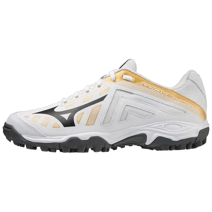 Mizuno Wave Lynx Junior Whitemp Goldiron Gate Women Hockey