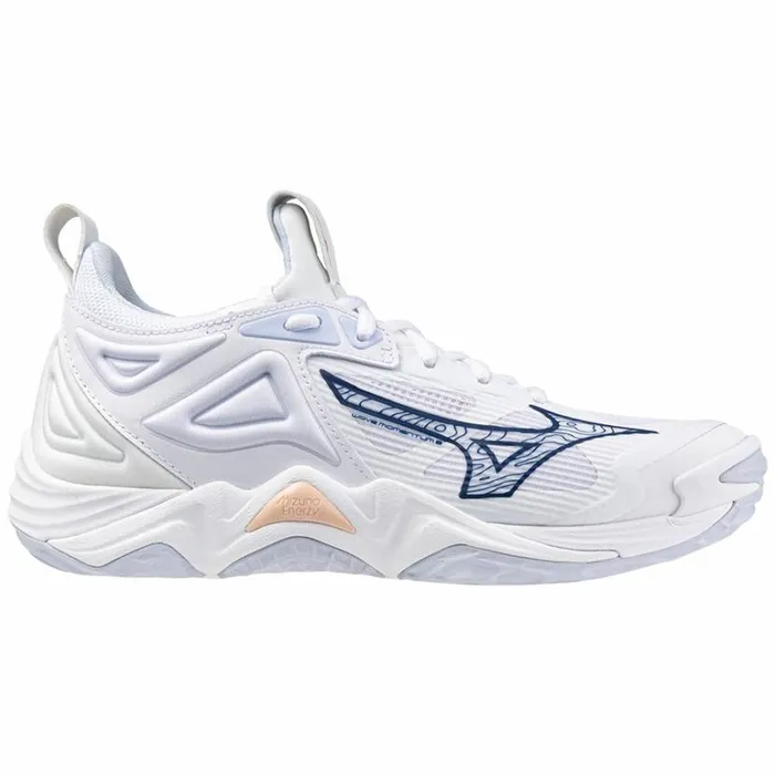 Mizuno WAVE MOMENTUM 3 Whitenavypeonypeachparfait Women Volleyball Mizuno WAVE MOMENTUM 3 Whitenavypeonypeachparfait Women Volleyball