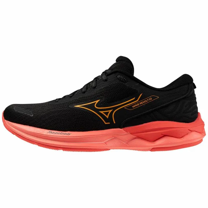 Mizuno WAVE REVOLT 3 Blackcarrot Curldubarry Women Running