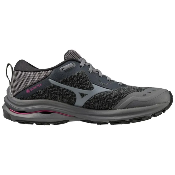 Mizuno Wave Rider GTX Iron Gatenimbus Cloudfuchsia Fedora Women Trail Running Mizuno Wave Rider GTX Iron Gatenimbus Cloudfuchsia Fedora Women Trail Running