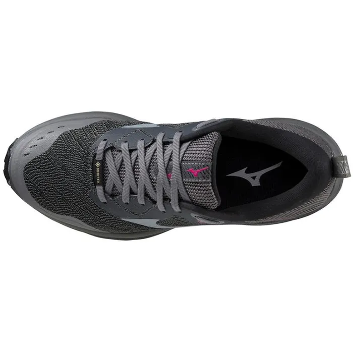 Mizuno Wave Rider GTX Iron Gatenimbus Cloudfuchsia Fedora Women Trail Running Mizuno Wave Rider GTX Iron Gatenimbus Cloudfuchsia Fedora Women Trail Running