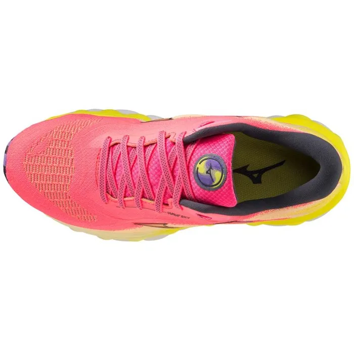 Mizuno WAVE SKY 7 Highvpinkombbluebolt2n Women Running Mizuno WAVE SKY 7 Highvpinkombbluebolt2n Women Running