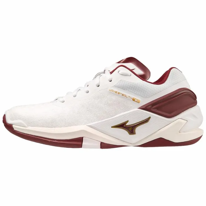 Mizuno WAVE STEALTH NEO Whitecabernetmpgold Women Handball