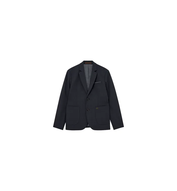 MOS MOSH Blazers Men MMGMelvin Moon Blazer Navy Check MOS MOSH Blazers Men MMGMelvin Moon Blazer Navy Check