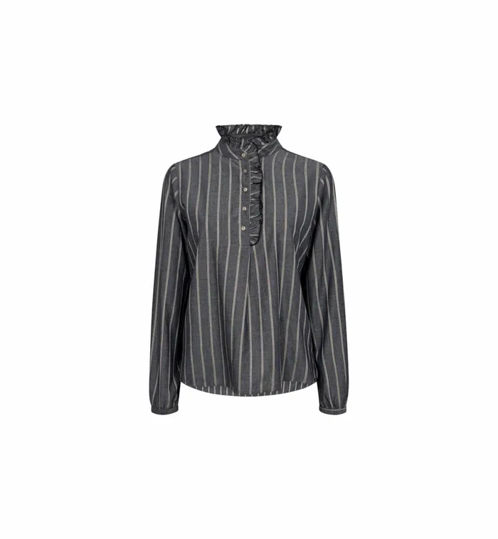 MOS MOSH Blouses and Tops Women MMBiles Stripe Blouse Salute Navy MOS MOSH Blouses and Tops Women MMBiles Stripe Blouse Salute Navy
