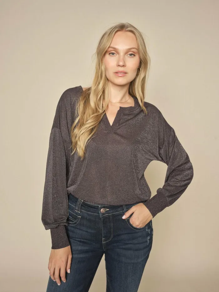 MOS MOSH Blouses and Tops Women MMKilana LS Blouse Phantom MOS MOSH Blouses and Tops Women MMKilana LS Blouse Phantom
