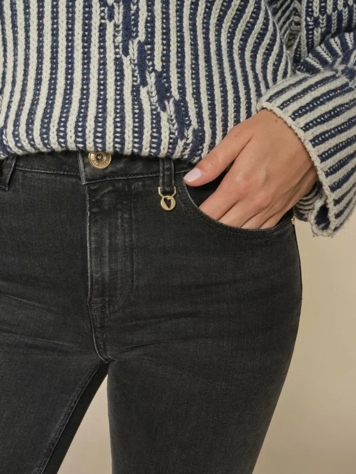 MOS MOSH Jeans Women MMVice Ledger Jeans Dark Grey MOS MOSH Jeans Women MMVice Ledger Jeans Dark Grey