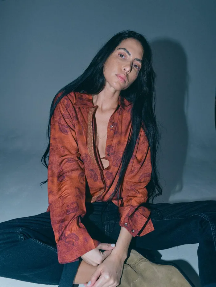 MOS MOSH Shirts Women MMHWill Paisley Shirt 8211 HEYANNO Burnt Brick
