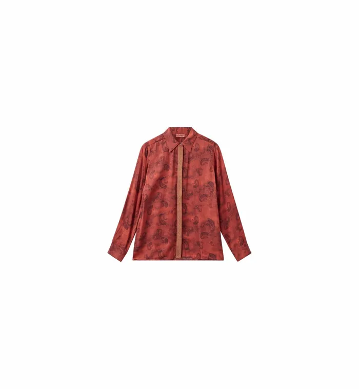 MOS MOSH Shirts Women MMHWill Paisley Shirt 8211 HEYANNO Burnt Brick MOS MOSH Shirts Women MMHWill Paisley Shirt 8211 HEYANNO Burnt Brick
