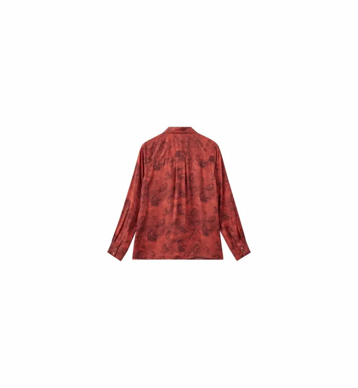 MOS MOSH Shirts Women MMHWill Paisley Shirt 8211 HEYANNO Burnt Brick MOS MOSH Shirts Women MMHWill Paisley Shirt 8211 HEYANNO Burnt Brick