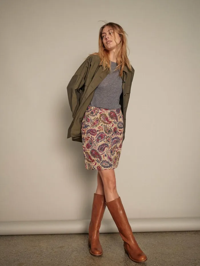 MOS MOSH Skirts Women MMVisma Yari Skirt Forest Night