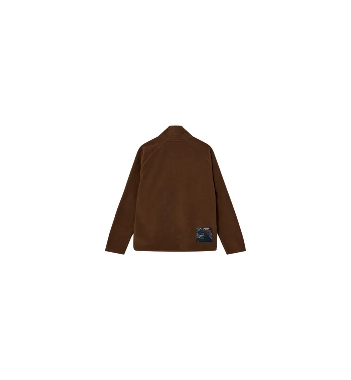 MOS MOSH Sweatshirts Men MMGCheck Placket Sweat Burn Cava MOS MOSH Sweatshirts Men MMGCheck Placket Sweat Burn Cava