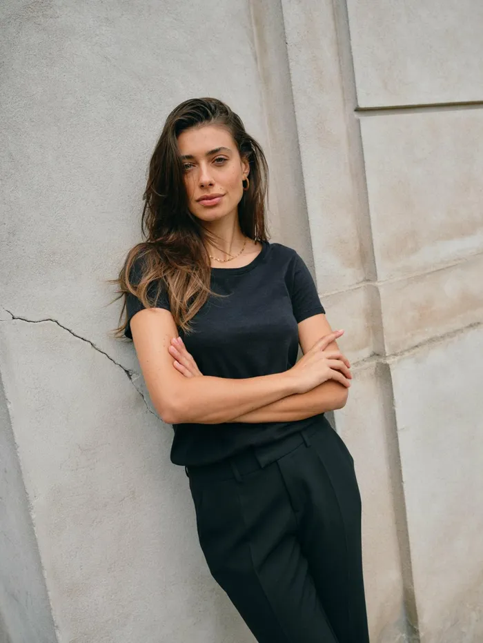 MOS MOSH Tees Women MMArden Organic OSS Tee Black
