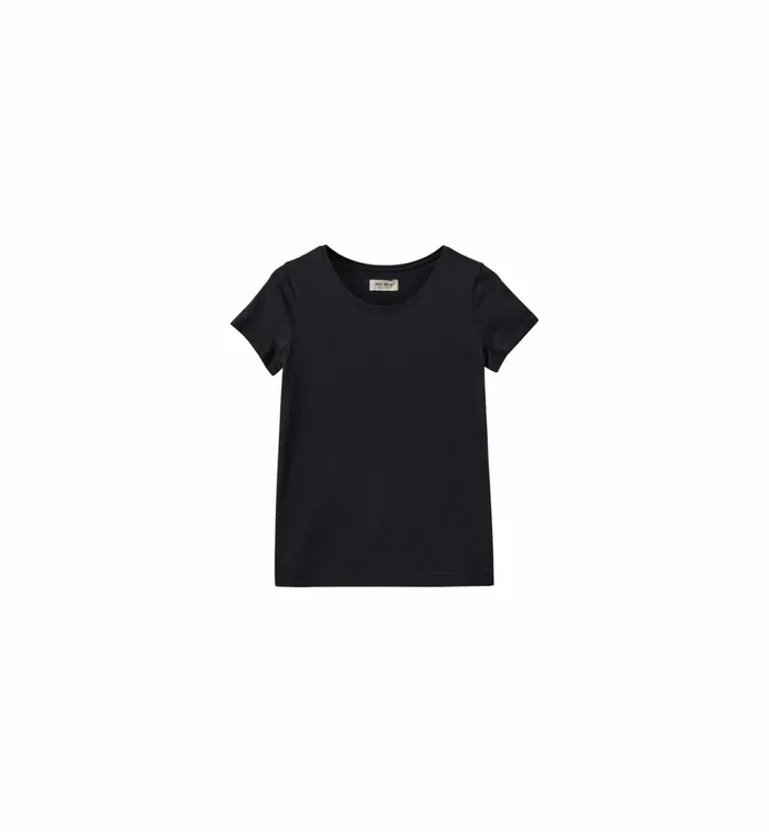 MOS MOSH Tees Women MMArden Organic OSS Tee Black MOS MOSH Tees Women MMArden Organic OSS Tee Black