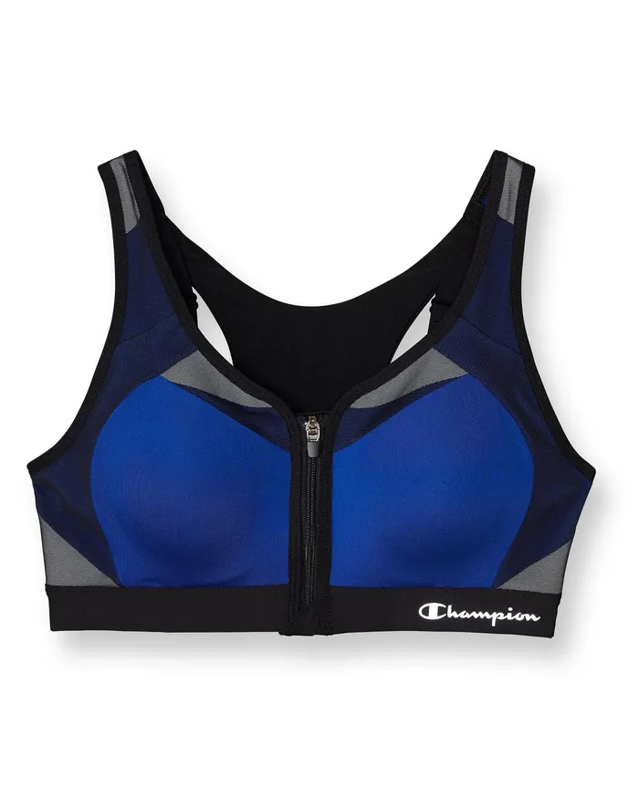 Motion Control Zip Sports Bra Wirefree Script Logo Surf The Web Women Champion Sports Bras and Bralettes Motion Control Zip Sports Bra Wirefree Script Logo Surf The Web Women Champion Sports Bras and Bralettes