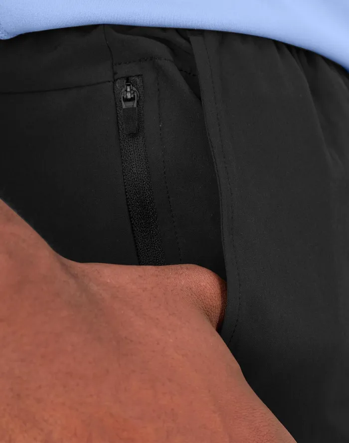 Mvp Athletic Shorts Moisture Wicking C Logo 7034 Black Men Champion Shorts