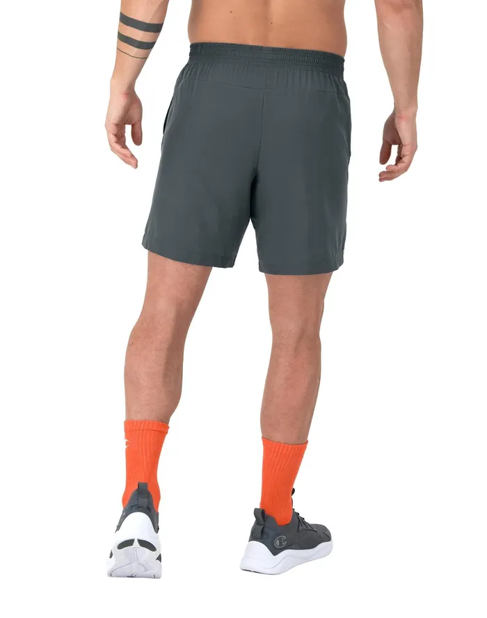Mvp Athletic Shorts Moisture Wicking C Logo 7034 Stealth Men Champion Shorts
