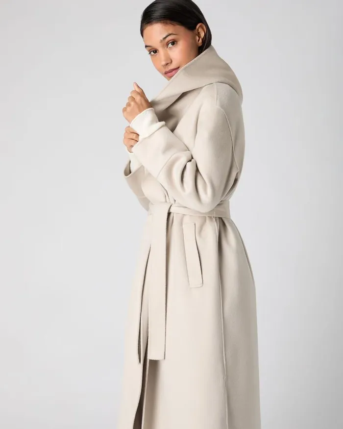 NPeal Coats and Jackets Women Cashmere Robe Coat Cream