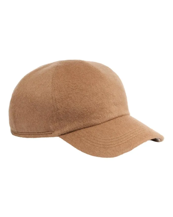NPeal Hats WomenMen Unisex Cashmere Cap Camel Brown
