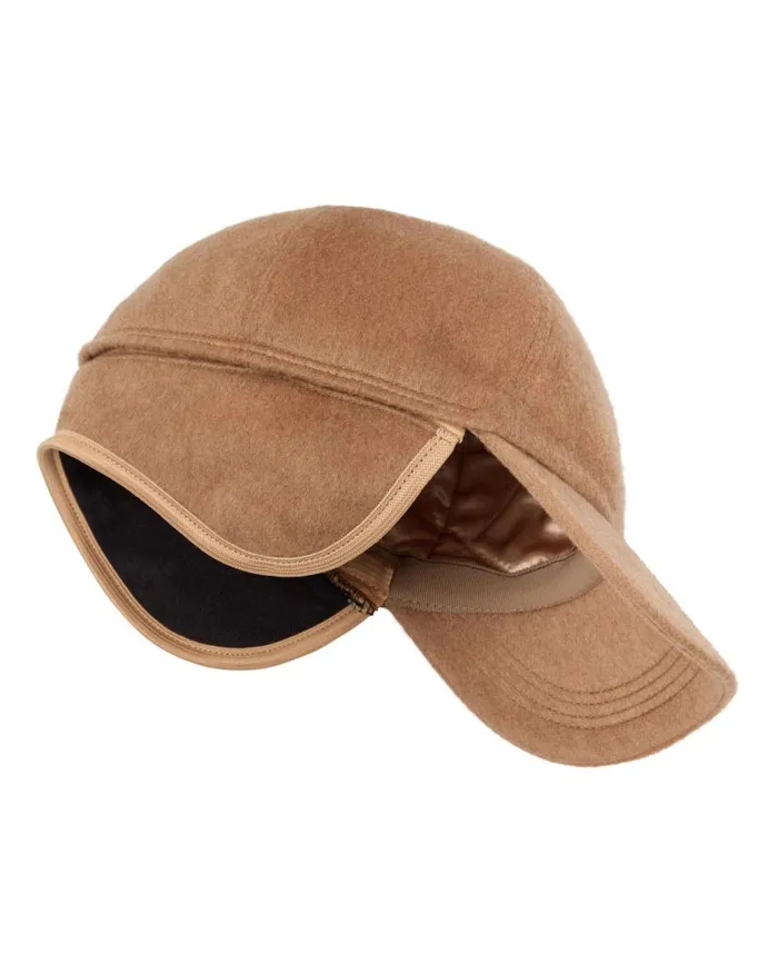 NPeal Hats WomenMen Unisex Cashmere Cap Camel Brown