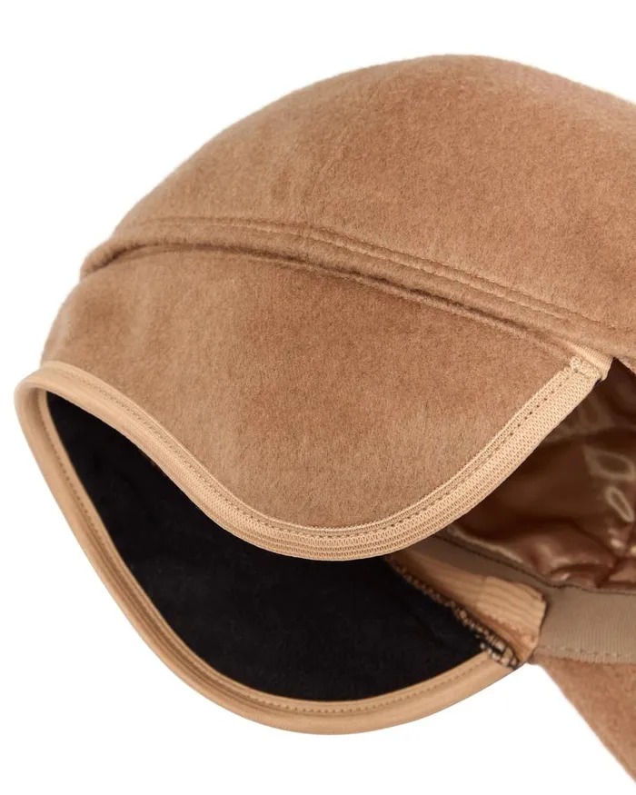 NPeal Hats WomenMen Unisex Cashmere Cap Camel Brown