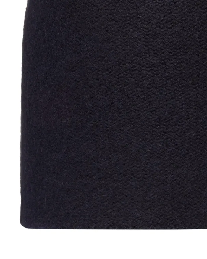 NPeal Hats WomenMen Unisex Double Layer Cashmere Beanie Navy Blue