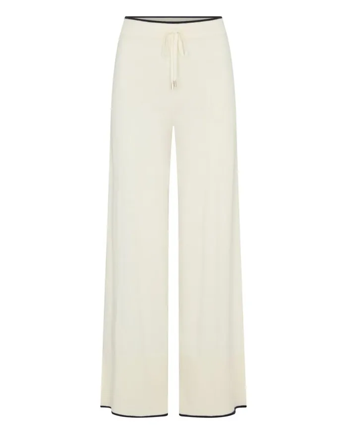 NPeal Leggings and Trousers Women Cotton Cashmere Trouser New Ivory White