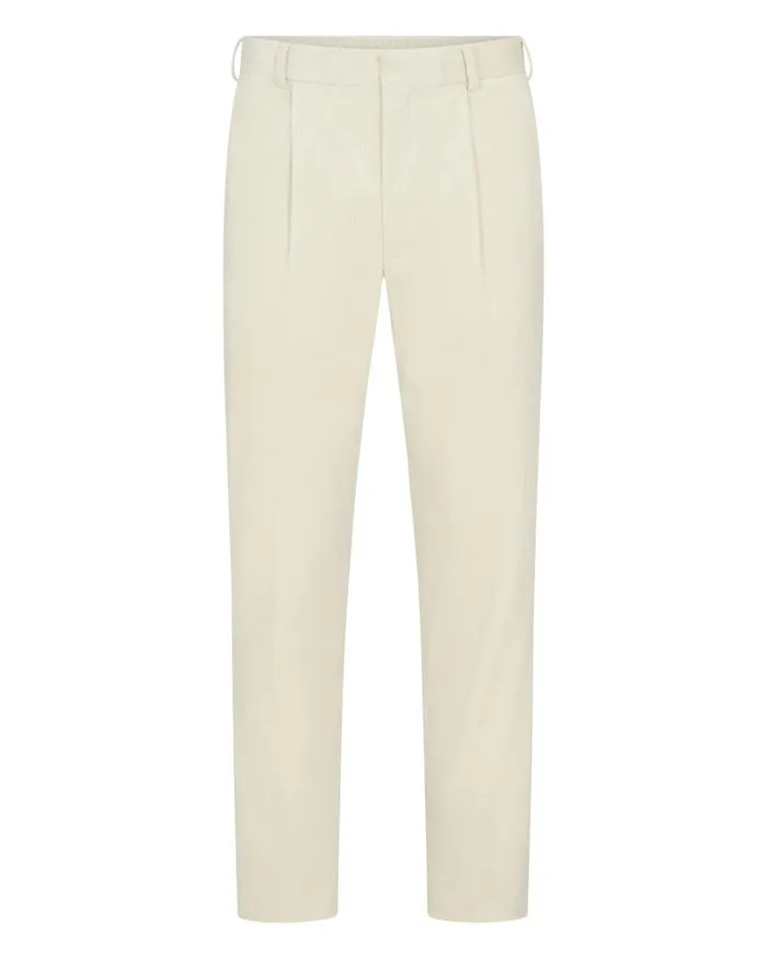 NPeal Trousers Men Atrani Cord Trousers Off White