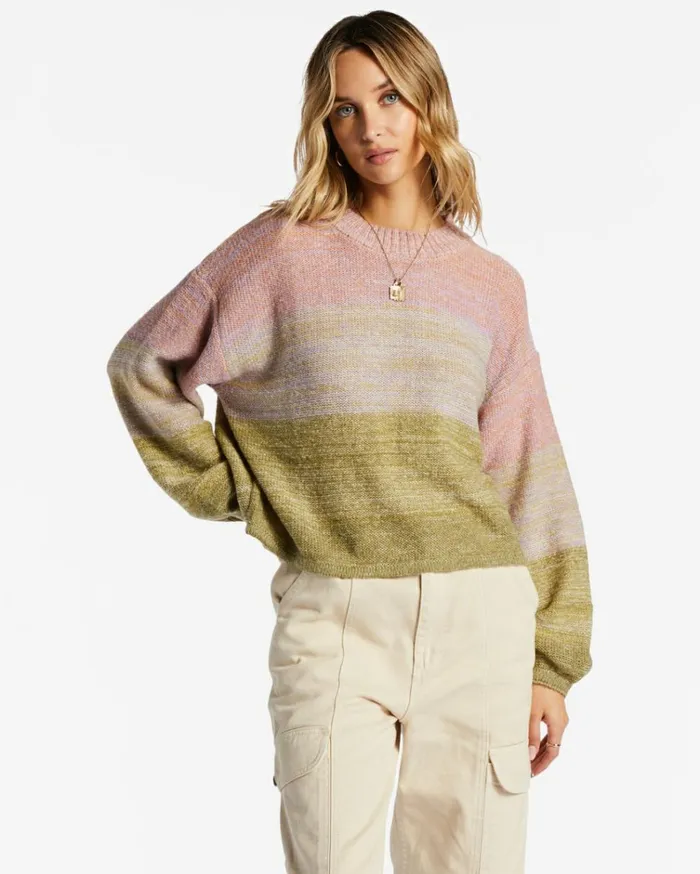 On Hue Jumper Willow Women Billabong Sweaters