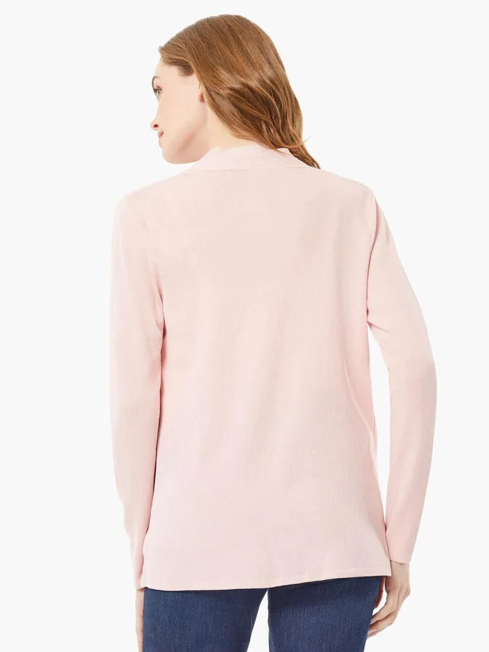 Open Front Cardigan With Pockets Women Jones New York Sweaters and Cardigans