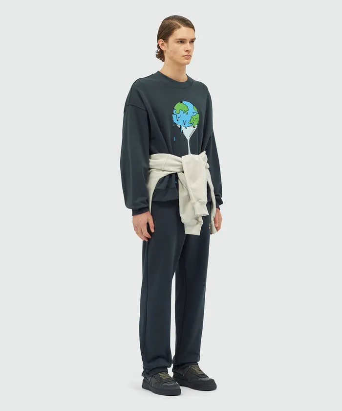 Organic Cotton 034Fantastic Green Burro Studio034 Navy Blue Sweatshirt WomenMen MSGM Hoodies And Sweatshirts