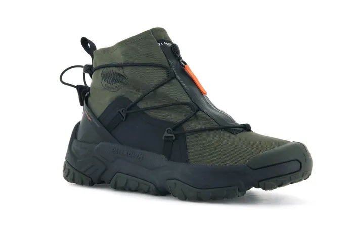 Palladium OffGrid Hi Zip Waterproof Olive Night Men Sneakers