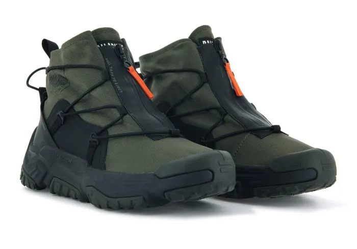 Palladium OffGrid Hi Zip Waterproof Olive Night Men Sneakers