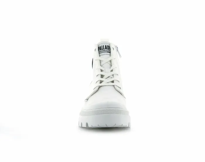 Palladium Pallabase Twill Star White Women Heel Boots