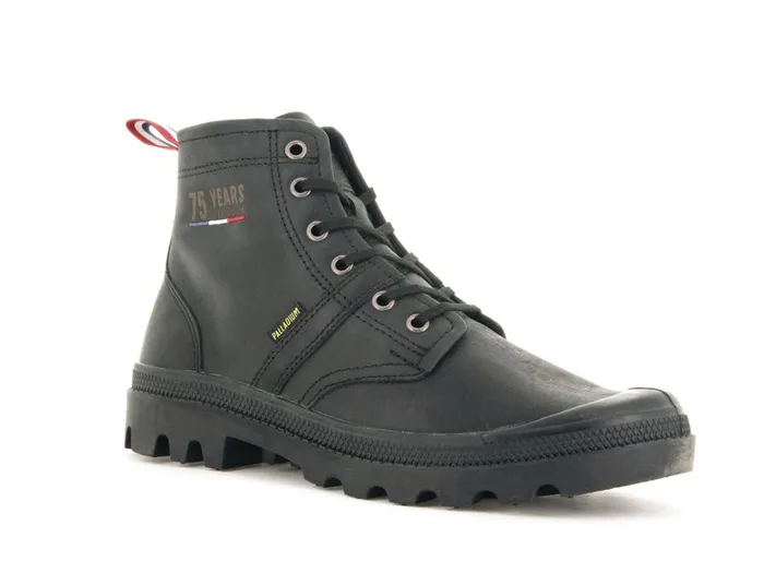 Palladium Pallabrousse 75th Leather Blackblack Kids Boots