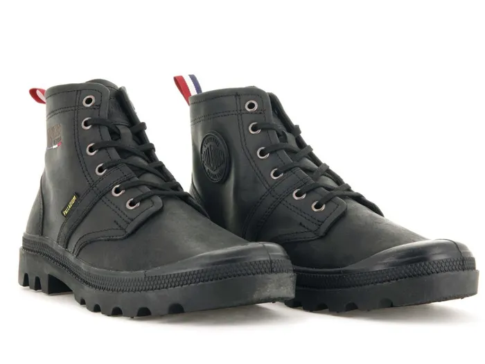 Palladium Pallabrousse 75th Leather Blackblack Kids Boots