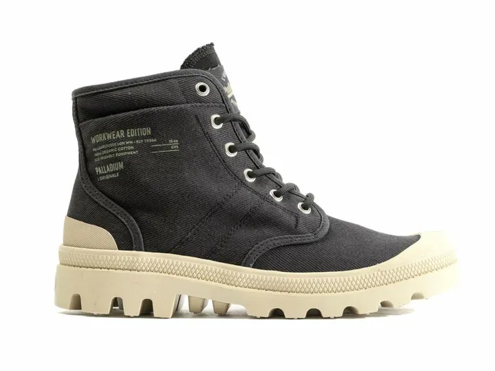 Palladium Pallabrousse Workwear Black Women Boots