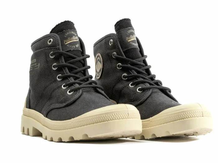Palladium Pallabrousse Workwear Black Women Boots