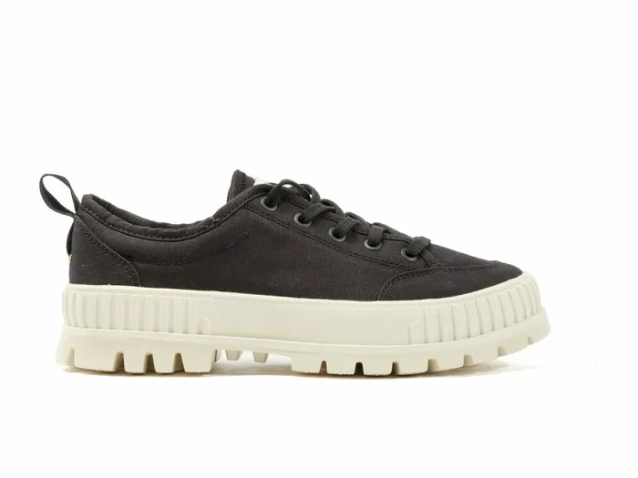 Palladium Pallashock Lo Organic 2 Black Kids Sneakers
