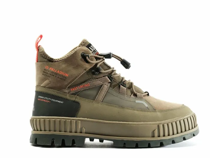 Palladium Pallashock Travel Wp Dusky Green Women Boots