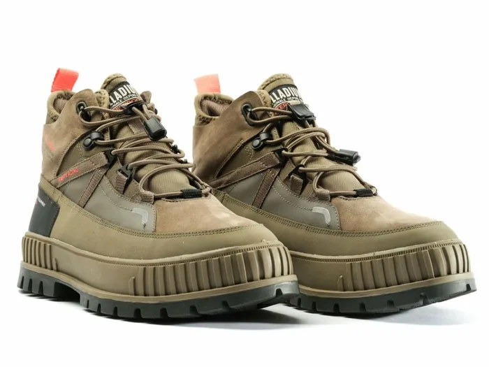 Palladium Pallashock Travel Wp Dusky Green Women Boots