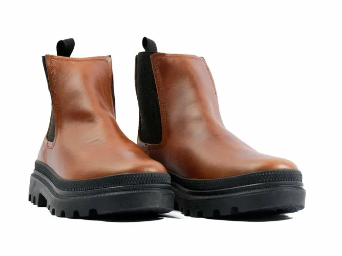 Palladium Pallatrooper Chelsea Beeswax Brown Men Boots