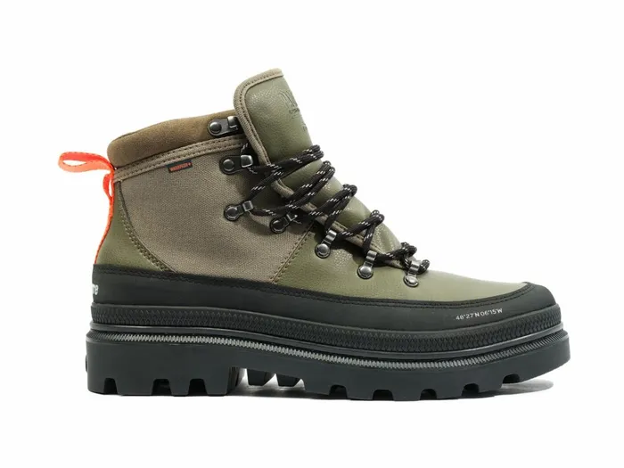 Palladium Pallatrooper Hiker Wp Olive Night Kids Boots