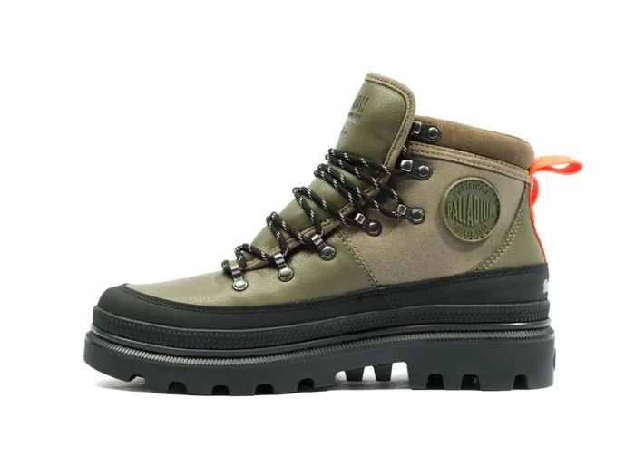 Palladium Pallatrooper Hiker Wp Olive Night Kids Boots