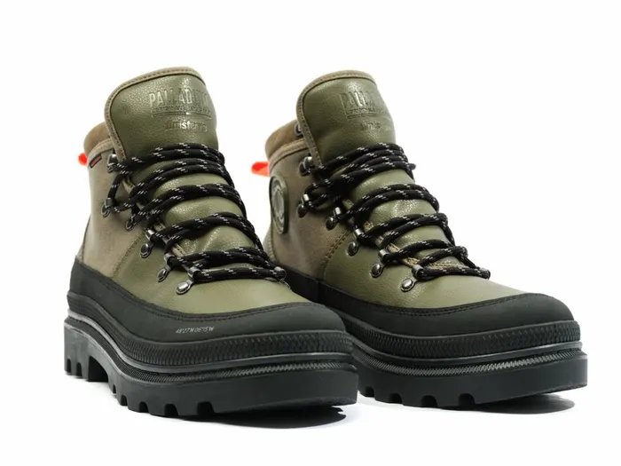 Palladium Pallatrooper Hiker Wp Olive Night Kids Boots