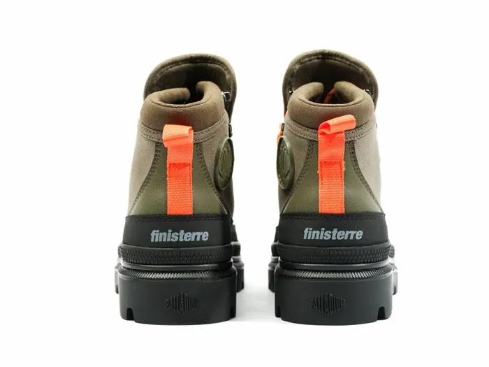Palladium Pallatrooper Hiker Wp Olive Night Kids Boots